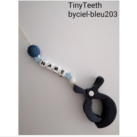 【全品送料無料】TinyTeeth シューズクリッパー　ネイビー　名前入れ