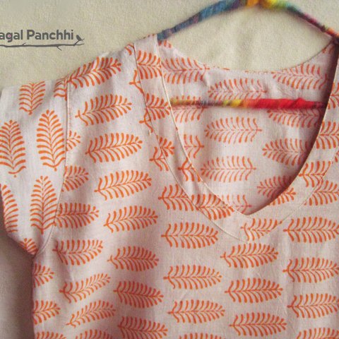 Khadi カディコットン ワンピース01 サンプル品