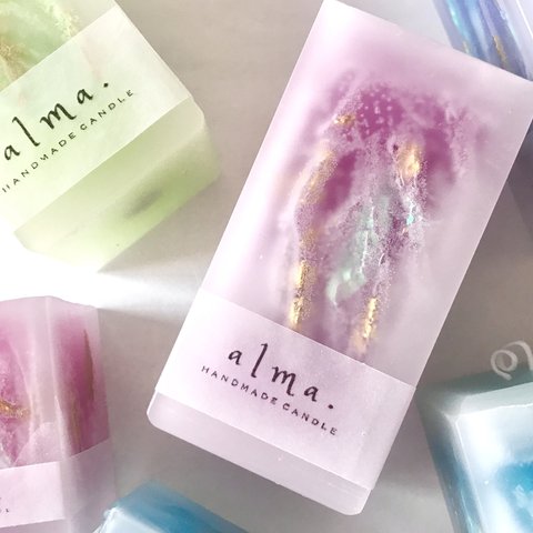 Jewel candle ピンク