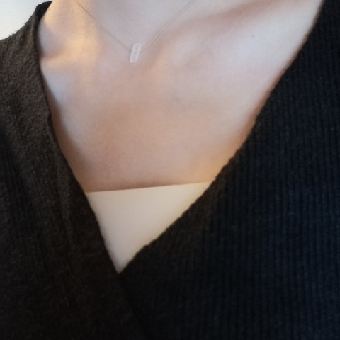 stone necklace　水晶