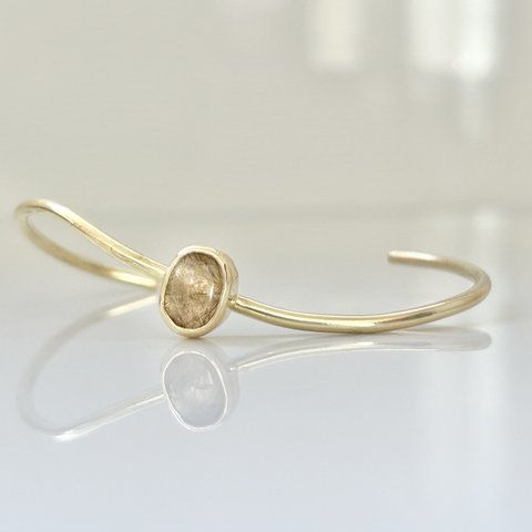 バングル「rutile quartz」　curb