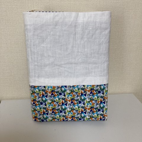 文庫本ブックカバー☆ハンドメイド☆パッチワーク