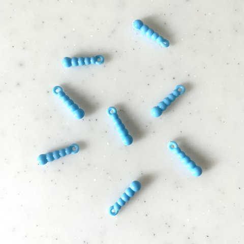 Light Blue Caterpillar Pendant Tops