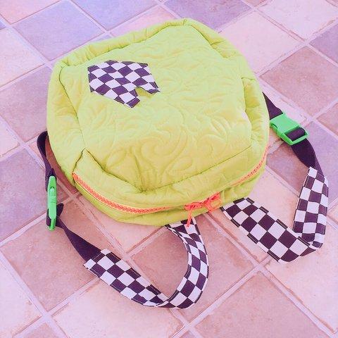 キッズ用リュックサック★黄緑　kids backpack