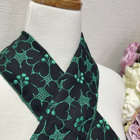 刺繍レース半衿 半襟《送料無料》