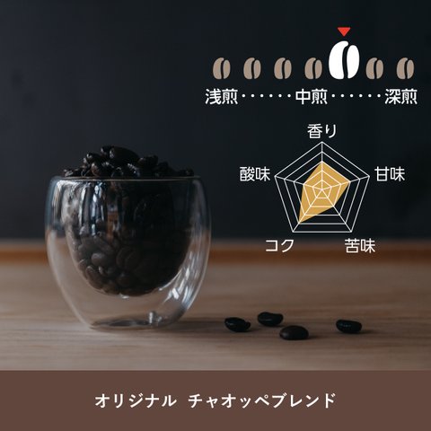 酸味も苦味もないけど美味しい？チャオッペブレンド（中深煎り）200g