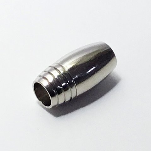 ビーズクラブ マグネットクラスプ No.17 3個 オーバル シルバー 19mm ブレスレット ネックレス 磁石 留め金具 接続金具 基礎パーツ [4582434342322]