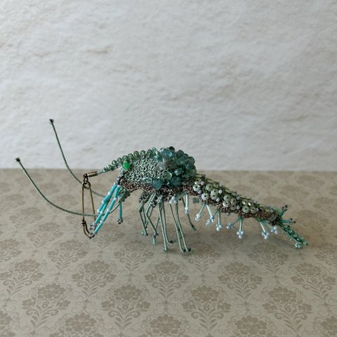 小海老　brooch 蘭晶石