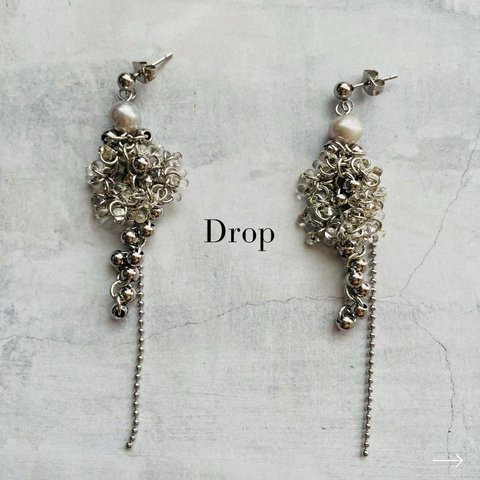 -Drop-ﾄﾞﾛｯﾌﾟ イヤリング