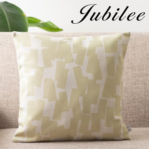 Jubilee リネンクッションカバー 北欧デザイン 45×45cm サンドコンフェッティ jubileecushionCC065YMw