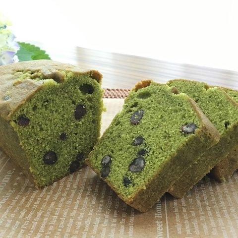 抹茶のパウンドケーキ