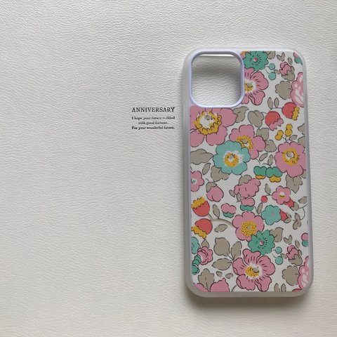  ＊スマホケース＊ リバティ iPhone11proケース＊ベッツィ＊ピンク＊