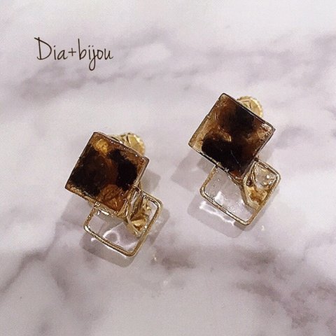 ✨べっ甲ピアス／イヤリング✨