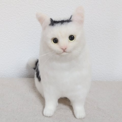 （SOLD OUT）猫ミーム　はぁ猫　羊毛フェルト