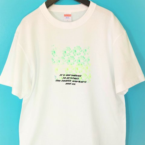 2枚以上ご購入で30%OFF！【コットン　オリジナル　プリント　Tシャツ ＜jagged edge（ギザギザ）＞】