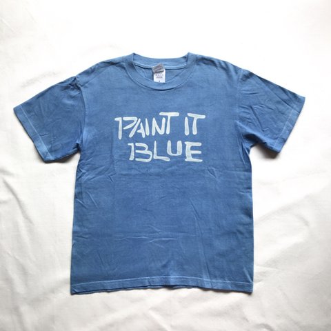 藍染-T PAINT IT BLUE