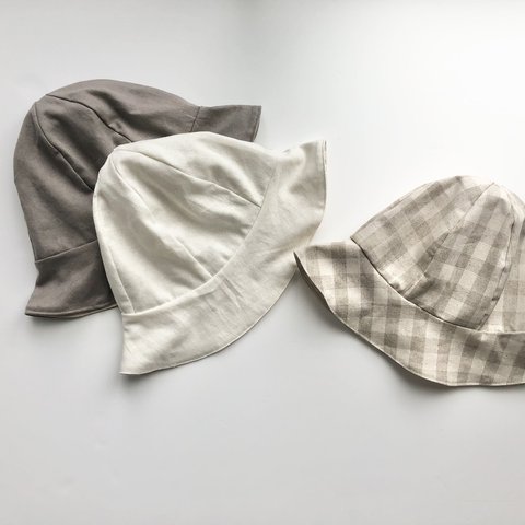 cotton linen⁂バケットハット