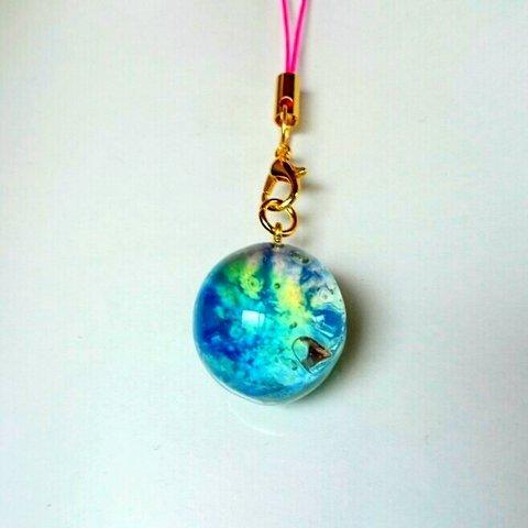 レジン  青空ストラップ