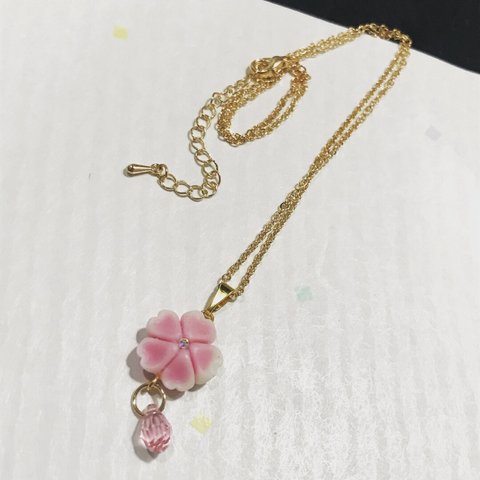 送料込☆桜 ネックレス