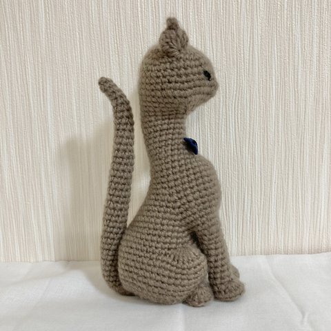 ねこの編みぐるみ / 猫のあみぐるみ　＊キャットプリンセス - ミルクココア＊