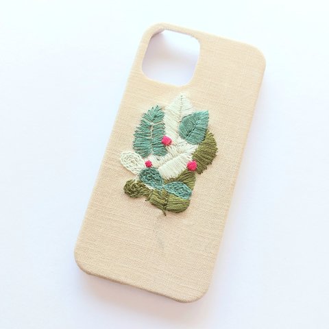 sale！iPhoneケース 刺繍 スマホケース アウトレット品