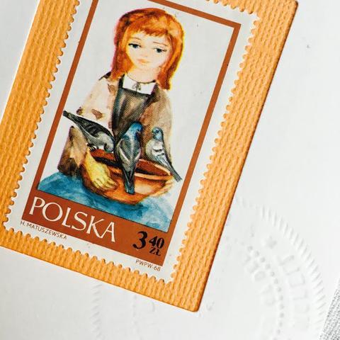 ちいさなartmuseum　Poland　stamp　2set
