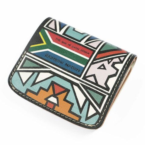 小さいふ。コンチャ  偉人シリーズ「 南アフリカ「AMANDLA」SWEET」 ミニ財布 小さい財布 コンパクト財布