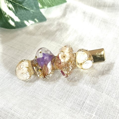 レジン・ヘアクリップ