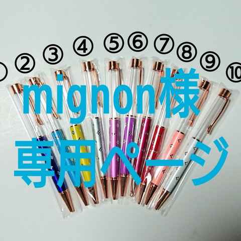 mignon様専用ページ