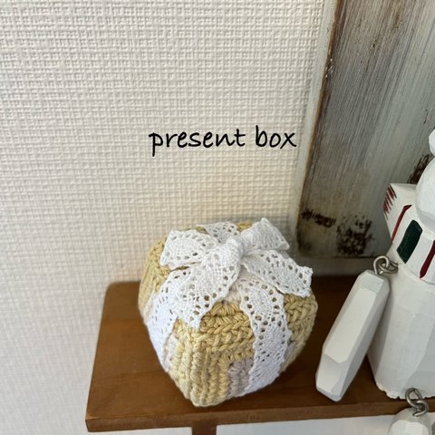 プレゼントbox🎁きなこ色×レース