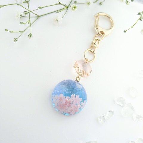 春の空〜青空と桜〜　キーホルダー(keychain)