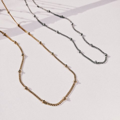 Bumpy Chain Choker Necklace