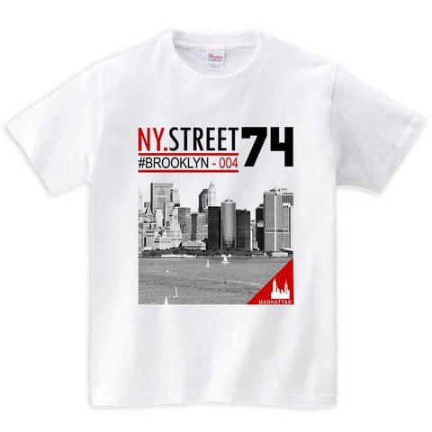 半袖Tシャツ 【マンハッタン・ニューヨーク】 by FOX REPUBLIC