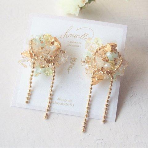 ice flower pierce/earing