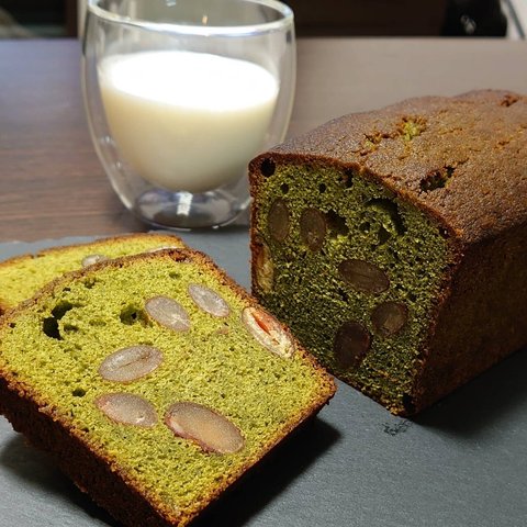 抹茶のパウンドケーキ