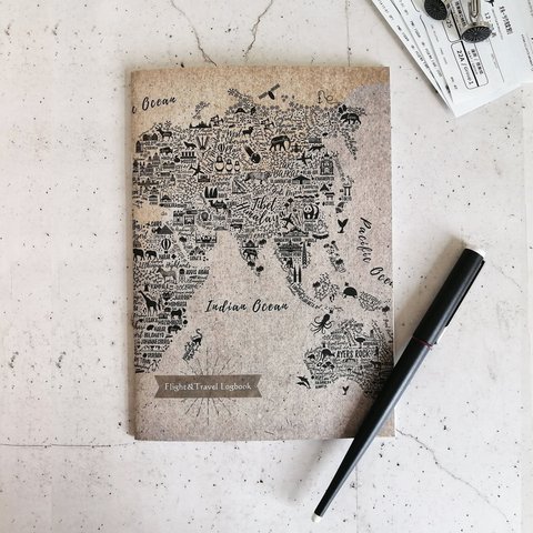 FLIGHT＆TRAVEL LOGBOOK（World Map）