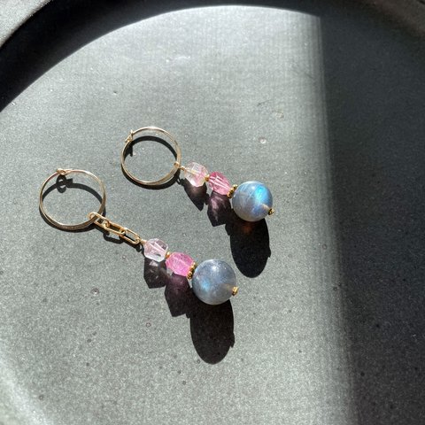 Yıldız : Labradorite Earring