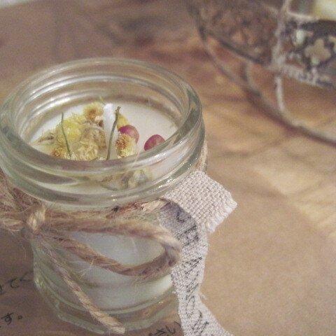 new ’’soy aromacandle　”chamomile”　再販