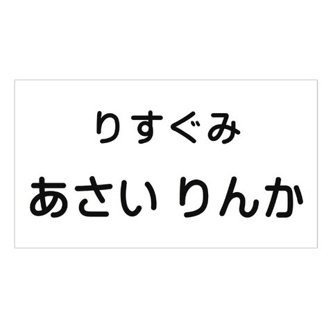 *♡【6×10cm】アイロン接着タイプ4枚分&縫い付けタイプ2面枚分】ゼッケン・ホワイト・名前入り・入園入学