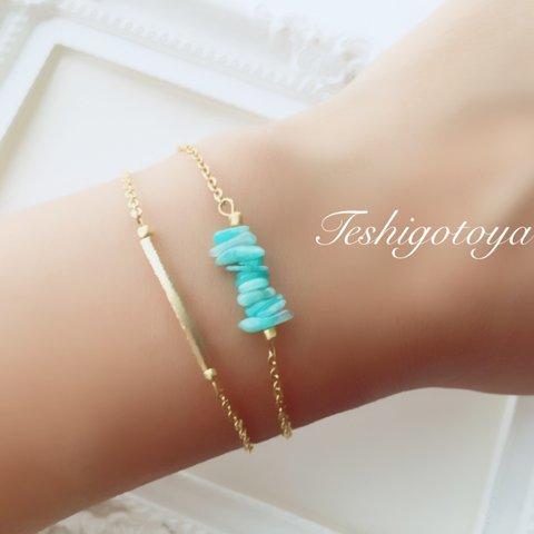 amazonite  bracelet　