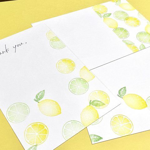 《レモンのポストカード》3枚セット♪
