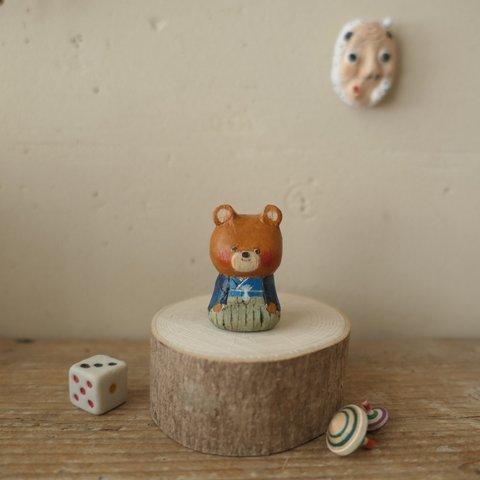 コロポックン人形　「クマさんのお正月」