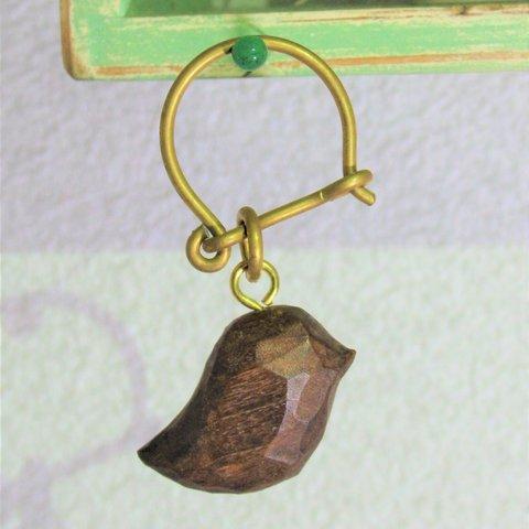 a little bird key ring（小鳥のキーリング)