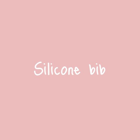 Silicone bib