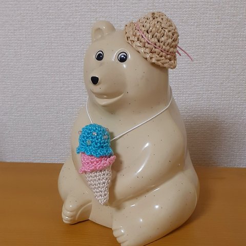 しろくま貯金箱用　アイスクリームセット