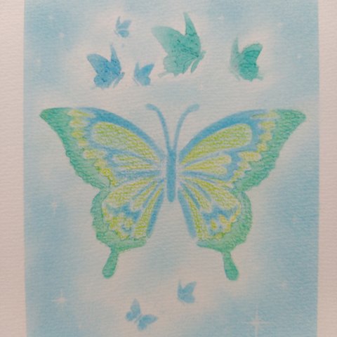 パステルアート『Butterfly』アート作品原画