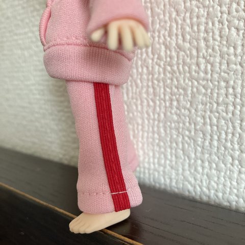 オビツ11 ライン入りジャージパンツ　pink