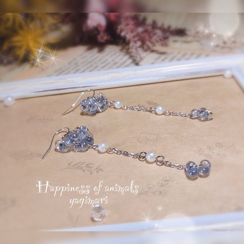 《お嫁入り*1》ピアス•イヤリング✧ぷっくり♡ちゅるんっ♡大人可愛いロングaccessory♥︎︎∗︎*ﾟ