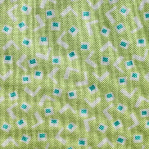 USAファブリック　Tiny Squares Spring Green