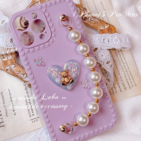 ❤︎ Märchen bear clear iPhone13ProMax case ❤︎